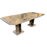 Exceptional marble table – Italian design, 1970s