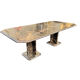 Exceptional marble table – Italian design, 1970s