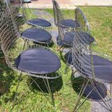 6 Wire chairs