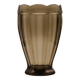 Vase en verre fumé vintage