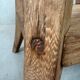 Old round side table