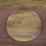 Round barber mirror