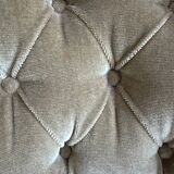 Fauteuil crapaud en velours