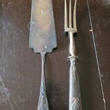 Vintage pie server and serving fork