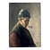 Huile sur toile marouflée sur panneau de chêne - Portrait de fumeur de pipe