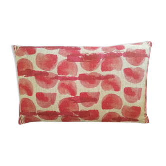 Housse de coussin 100% lin.Etnique. Belle qualité. Etat neuf