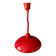 Vintage Space Age red metal pendant light