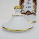 Old apothecary pot, made of snake porcelain, painted by hand. Year 60