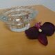 Vintage crystal candle holder