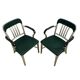 Rare pair of american aluminum Goodform armchairs