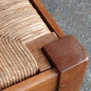 Oak straw stool