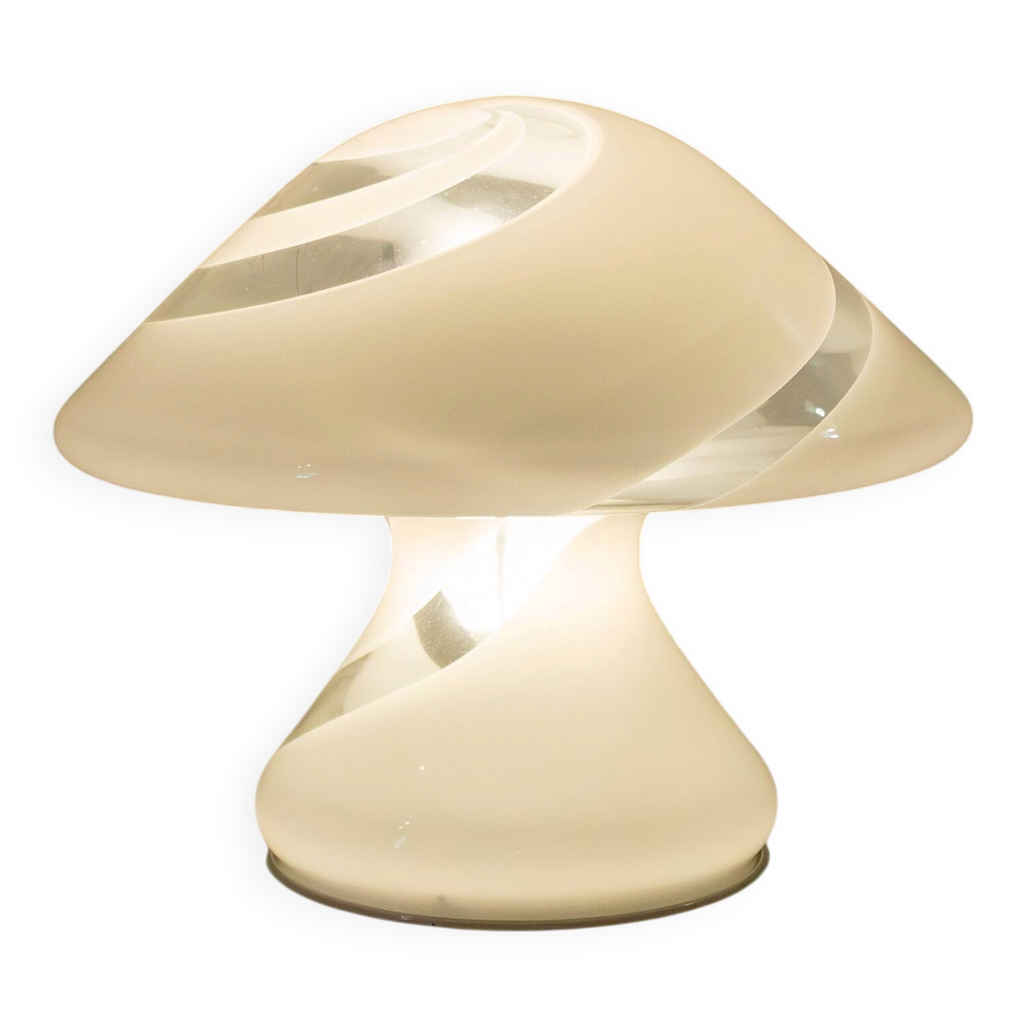 1970s Murano Glass Mushroom Table Lamp by Carlo Nason for Mazzega