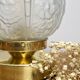 Lampe à poser globe vintage en verre art déco