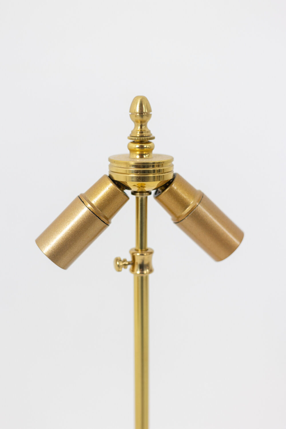 Pair of white and bronze porcelain lamps, circa 1880