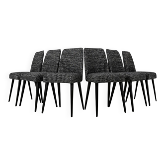 Vintage dining chairs, Fabryka Mebli w Swarzędziu, Poland, 1960s, Set of 6