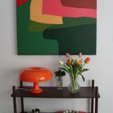 Abstract coloured canvas "Rhapsody" 80x80cm