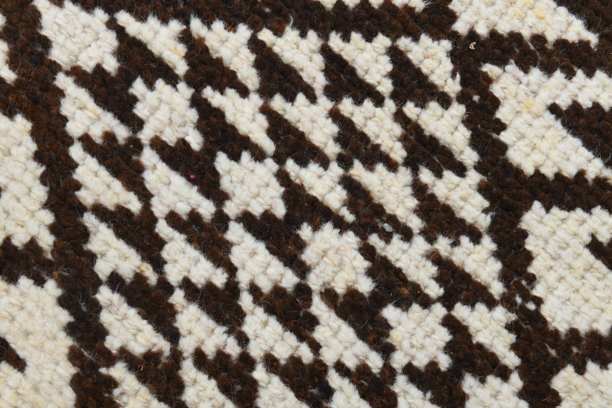 3x12 Rug For Hallway Brown Beige Turkish Runner Rug, 92x364Cm SK 18273