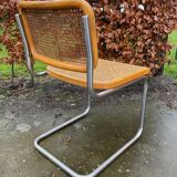 Suite of 4 vintage Chairs model Cesca designed by Marcel Breuer Design