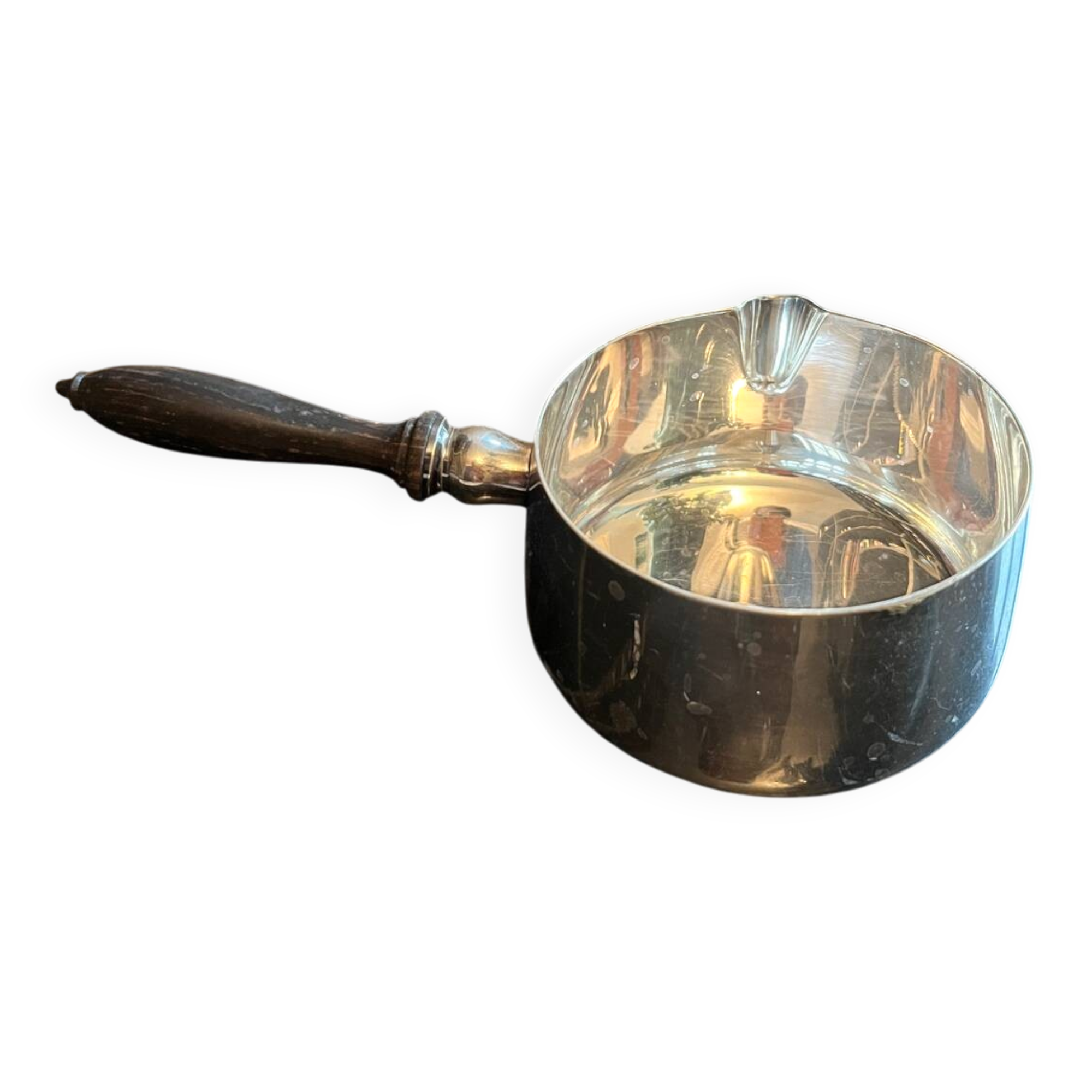 Magnificent silver sauceboat.