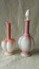 Antique opaline glass decanters, late 19th century