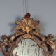 Small antique mirrors in carved and gilded wood, Italy, 20th century.