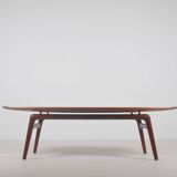 Danish 'Surfboard' coffee table by Arne Hovmand Olsen for Mogens Kold, 1950