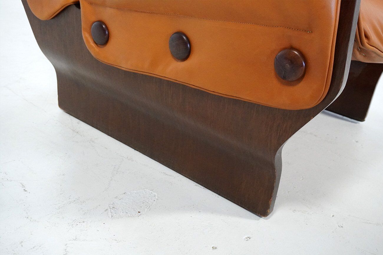 P110 Canada Lounge Chair by Osvaldo Borsani for Tecno, Italy, 1970s