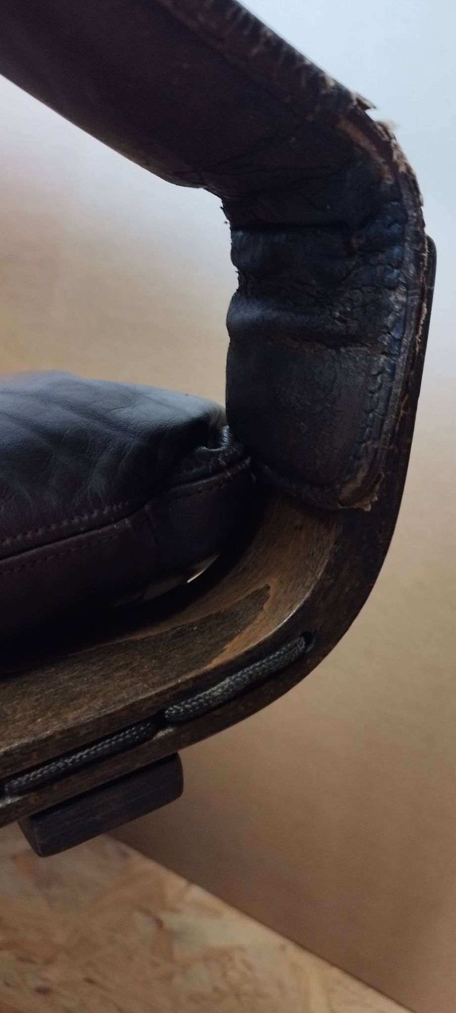 Fauteuil en cuir Westnofa Siesta par Ingmar Relling, 1960
