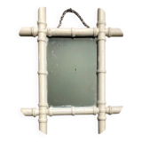 vintage bamboo mirror