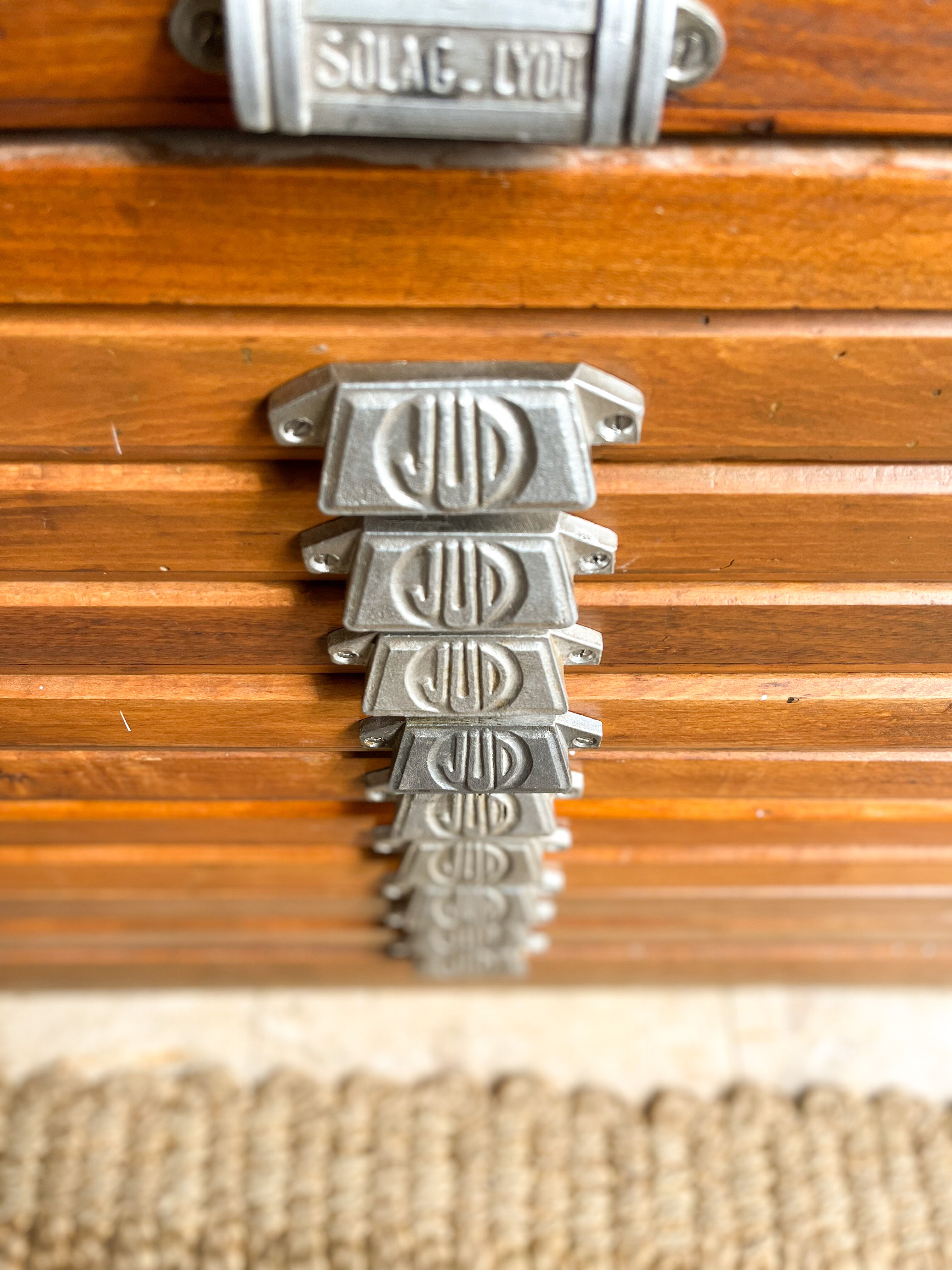 Old printing furniture