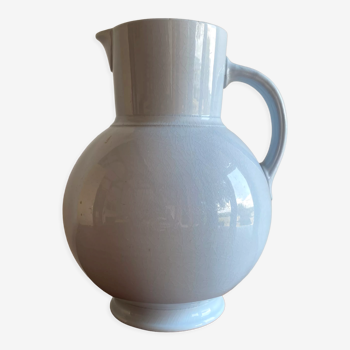 Antique vase in pale blue ceramic