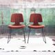 Herman Miller chair in brown wool, 1970s
