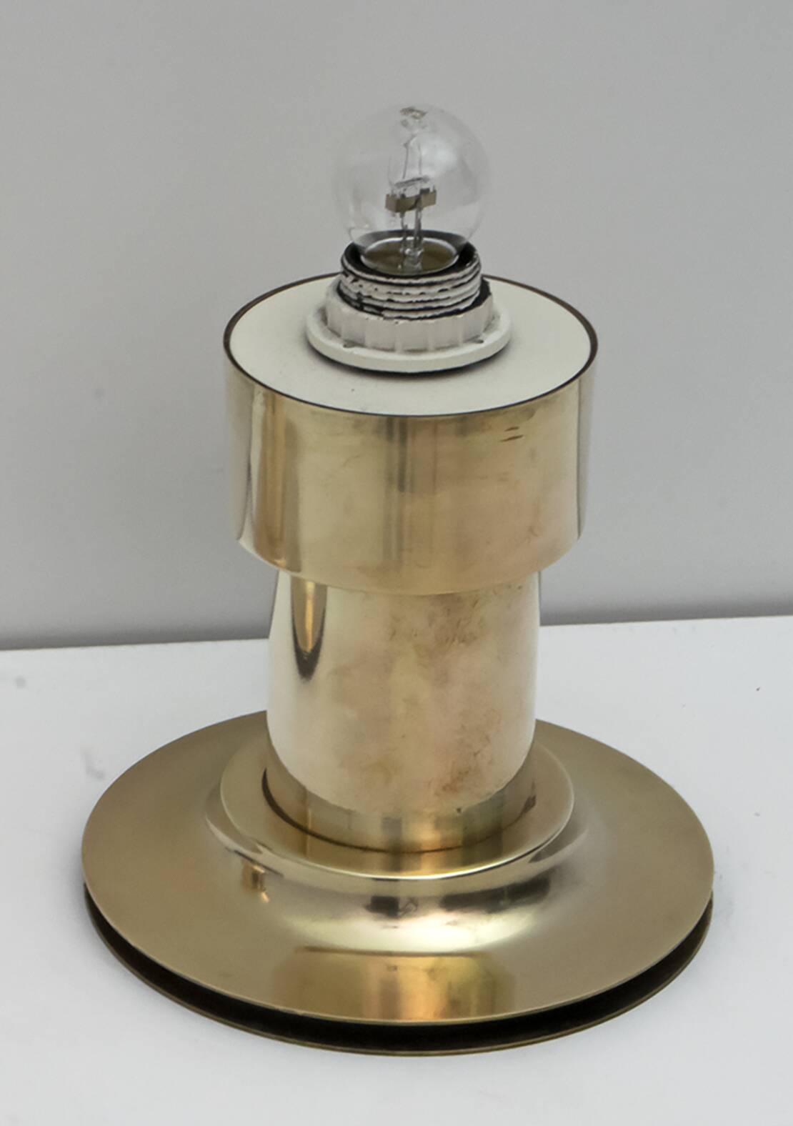 Pair of Mid-Century Modern Italian Brass Table Lamps, 1960s