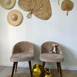Vintage moumoute chairs