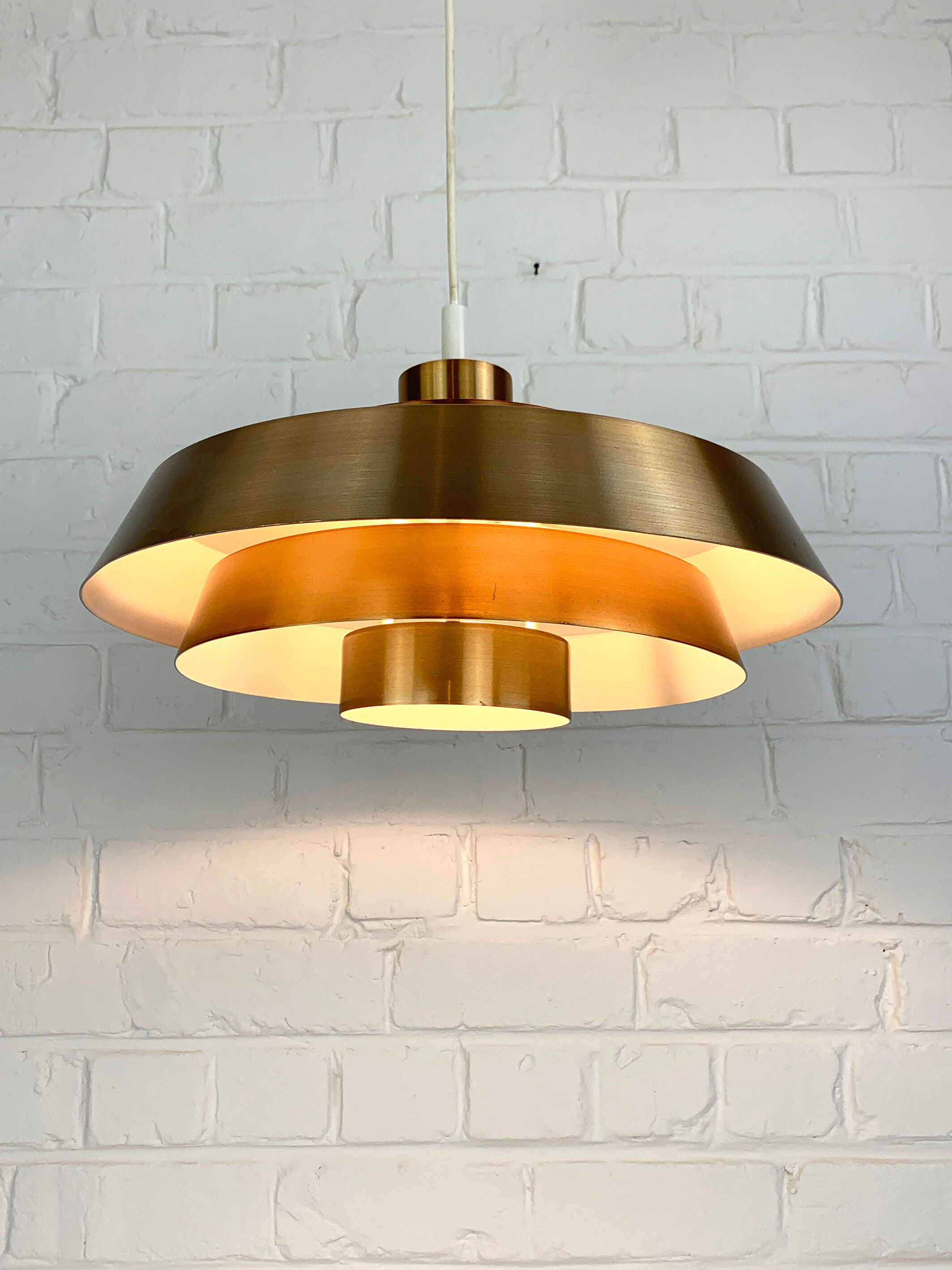 Hanging lamp Nova copper Jo Hammerborg for Fog&Mørup Denmark