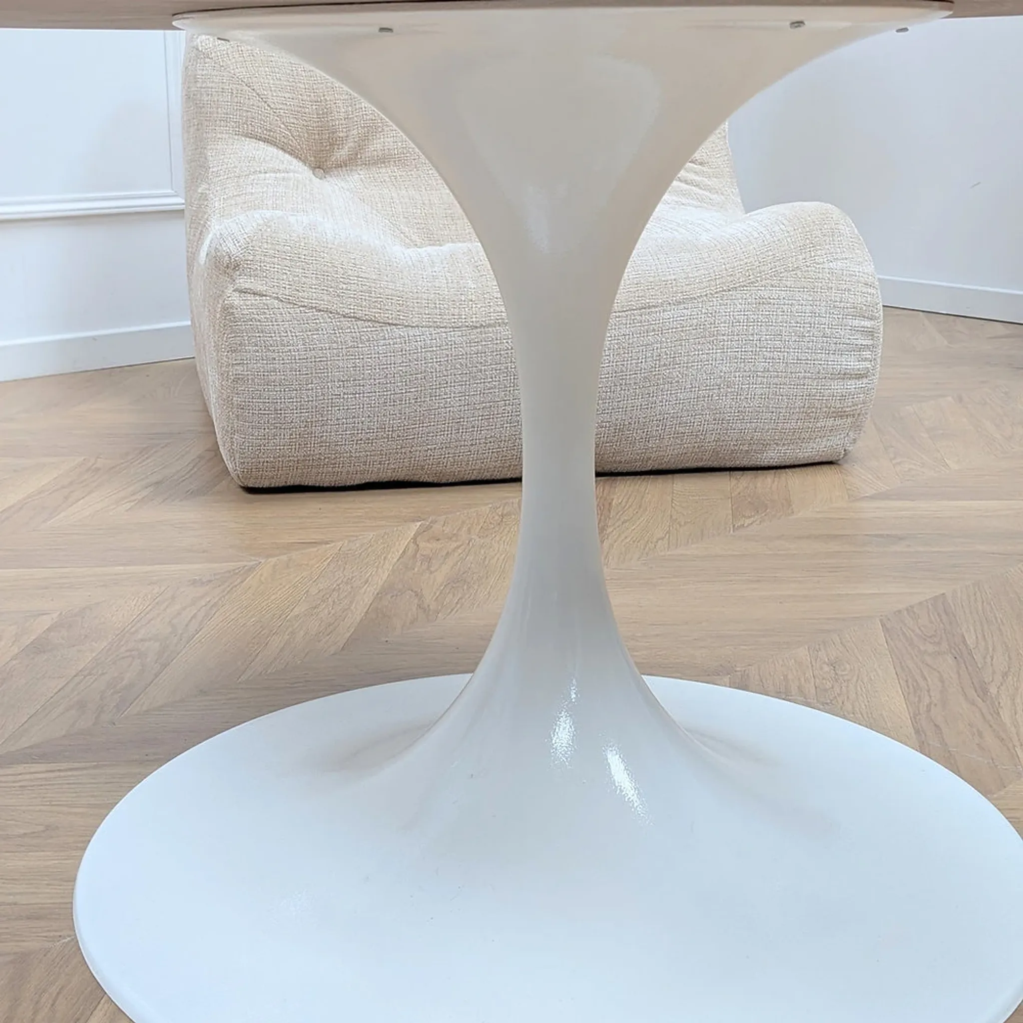 AKA Wattenheimer coffee table from the 1960s, marble and aluminium cast.