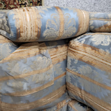 Jacquard fabric sofa with feather filling