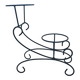 Antique wrought iron plant stand