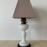 Antique opaline table lamp