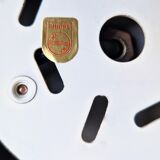 Set of 2 metal and glass wall lamps for Philips, 1960's/1970's