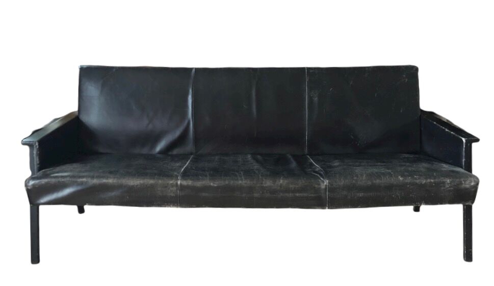 Vintage imitation bench 60s/70s 3 seats