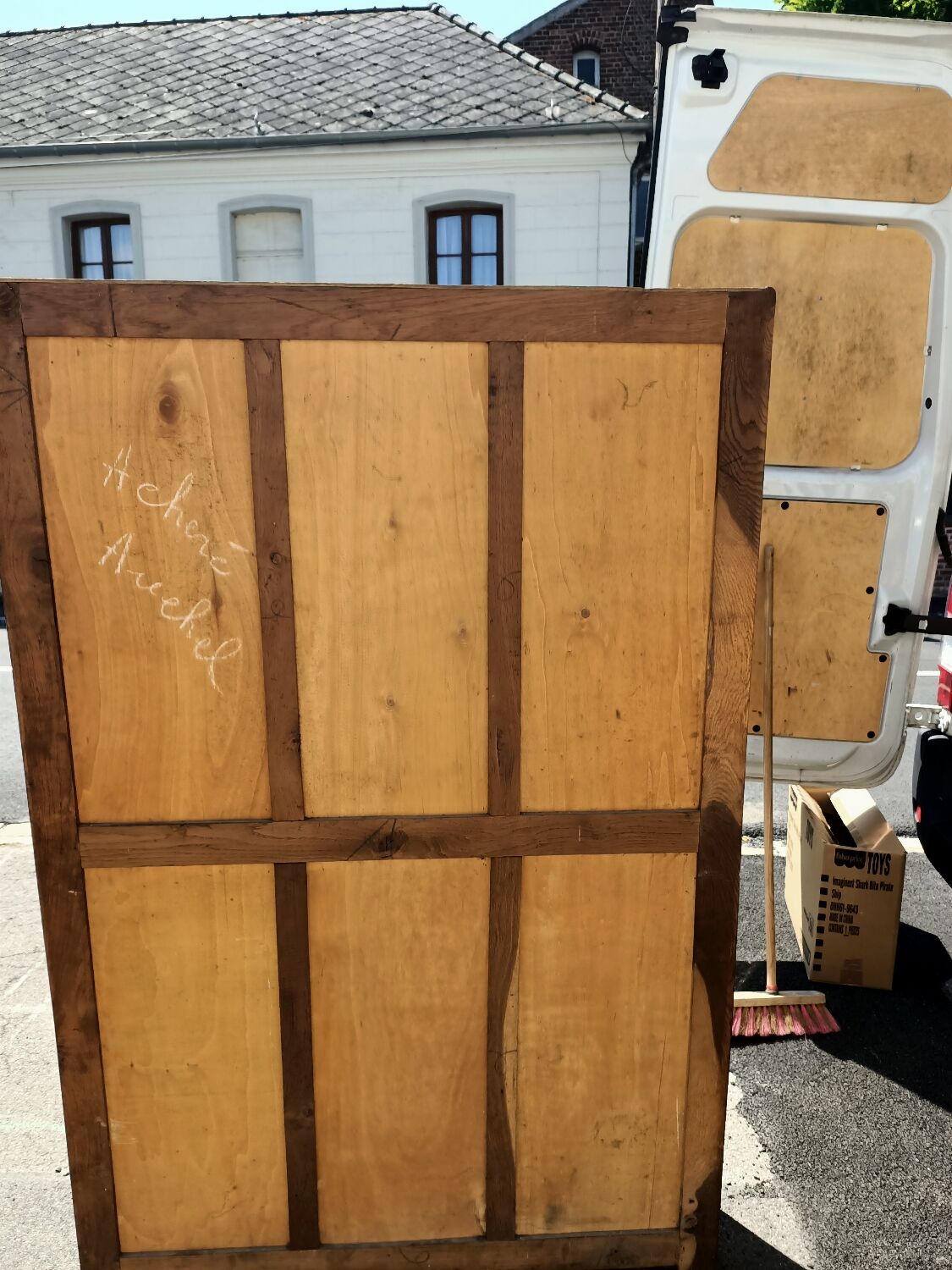 Old library glass doors