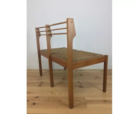 Modernist bench mulched 1950s in wood