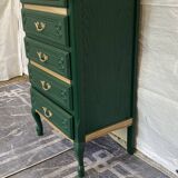 Refurbished wooden chest of drawers
