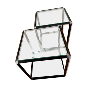 tables d'appoint verre