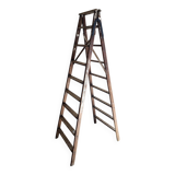 Old wooden painter's stepladder