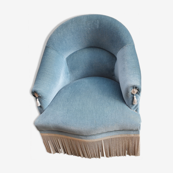 Blue toad armchair