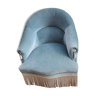 Fauteuil crapaud bleu