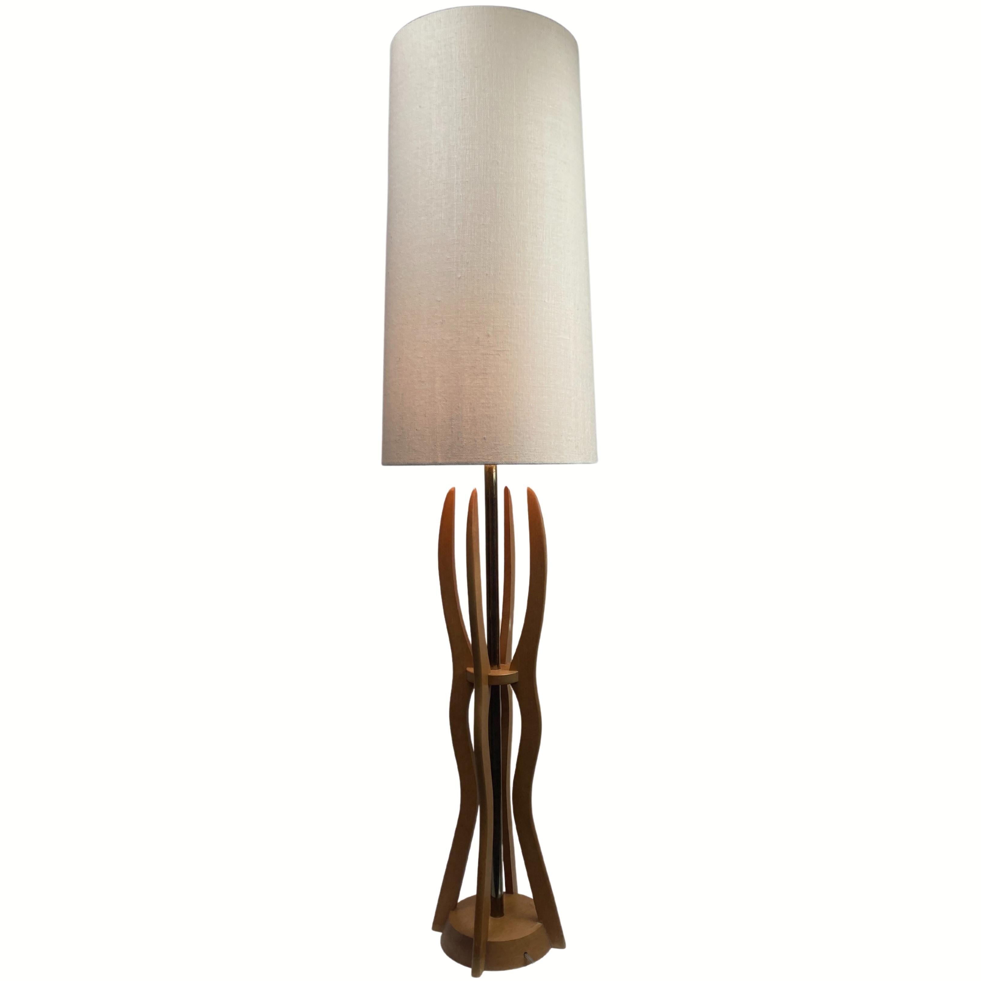 Lampe de table italienne de forme libre années 1960