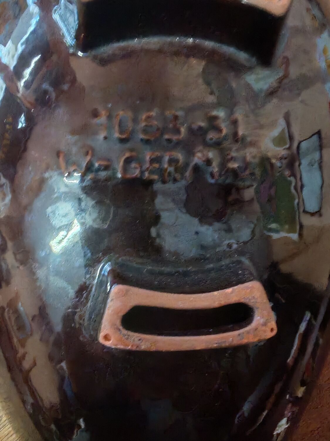 Vintage ceramic modernist bowl